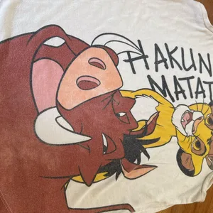 Size Medium Disney The Lion King Simba Pumba Hakuna Matata Summer Tank Top GUC thumbnail 2