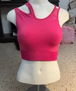 Gymshark Sports bra pink thumbnail 1