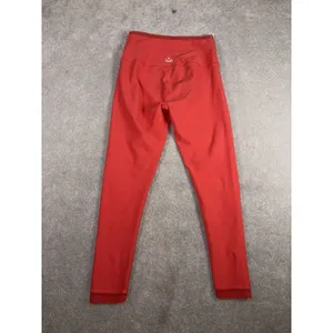 Beyond Yoga Spacedye Allure High Waisted Leggings Red Ash‎ Heather L Lace Trim thumbnail 4