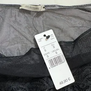 Intimissimi Black Lace 3/4 Sleeve Size Small NWT thumbnail 3