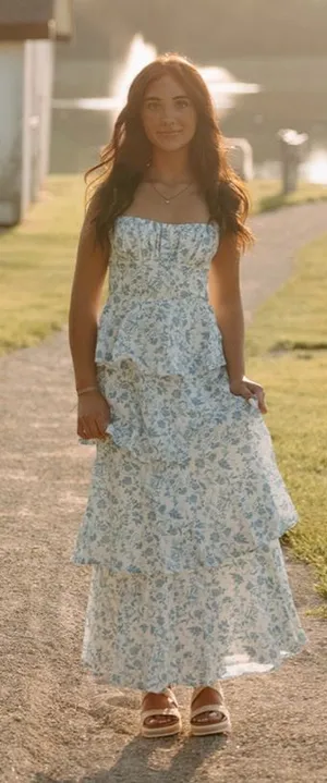 In a romance maxi dress thumbnail 1