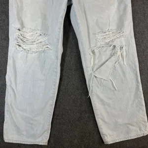 Madewell The Perfect Vintage Straight Jeans Light Wash Distressed Size 33 thumbnail 11