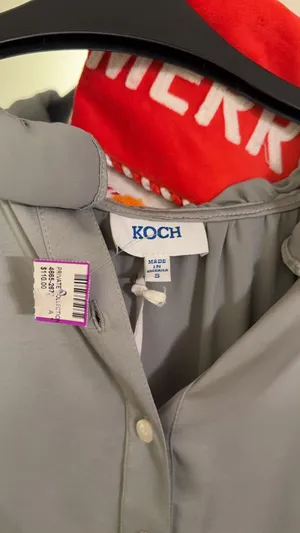 NWT  Grey Blouse thumbnail 4