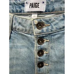 PAIGE Sarah Slim Jeans Womens Size 28 Light Wash Button Fly Cropped Leg thumbnail 5