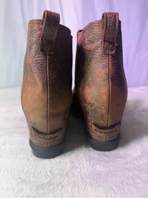 Sorel Women's Dark Brown Leather Chelsea Ankle Boot thumbnail 7
