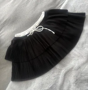 EUC Offline by Aerie Black Tiered Pleated Skort Size M thumbnail 1