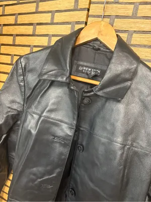 New York &‎ Company Black Leather Jacket Size Medium thumbnail 3