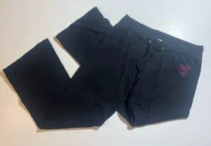 Low Rise Flare Sweatpants Black thumbnail 1