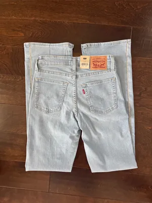 Levi's Light Blue Flare Jeans - Women's Bootcut with Rhinestones NWT thumbnail 7