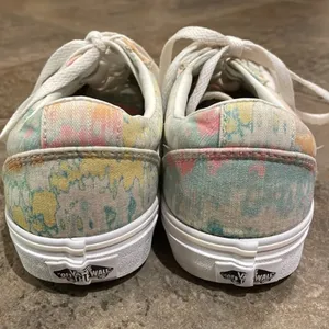 Vans Ward Lo Psychedelic Pastel Tie Dye Low Top Sneaker Shoes Womens Size 8.5 thumbnail 6