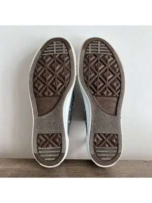 Converse All Star Double Tongue Ox Women’s Shoe Grey Blues Size 8 #776 thumbnail 8