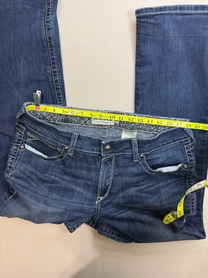 Ariat Indigo Boot-Cut Jeans with Embroidered Back Pockets thumbnail 6