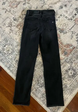 Hidden Jeans Black Straight Leg High Rise Jeans thumbnail 2