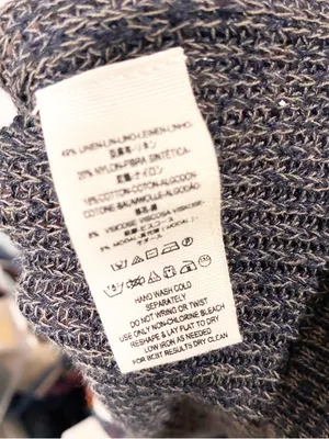 Free People Grey Linen Blend Ribbed Off Shoulder Slouchy Knit Top Size Large thumbnail 5