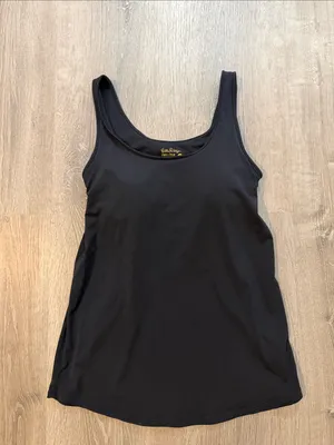 Lilly Pulitzer XS‎ Sunray Luxletic Scoop Neck Casual Workout Bra Tank Top Black thumbnail 2