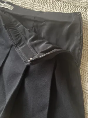 Abercrombie NWOT black pleated mini skirt XS thumbnail 4