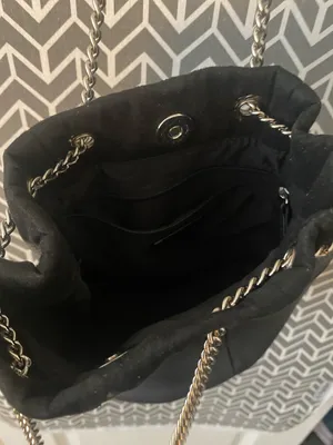 Stylish Black Small Shoukder Bag 10” x 10” plus straps.. thumbnail 4