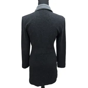 Horny Toad‎ Monterosa Car Coat Wool Blend Size Small Charcoal Grey Pockets thumbnail 6