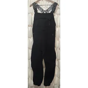 Free People Movement Hit‎ Slopes Snow Bibs XS Black Fleece Overalls Gorpcore thumbnail 5