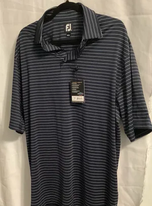 FJ men polo Blue Size L thumbnail 1