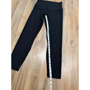 Lululemon Wunder Under Leggings Women 6 Black Ribbed High Rise 25" Inseam thumbnail 6