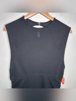 NWT Free People Movement Out And About Dress black large thumbnail 3