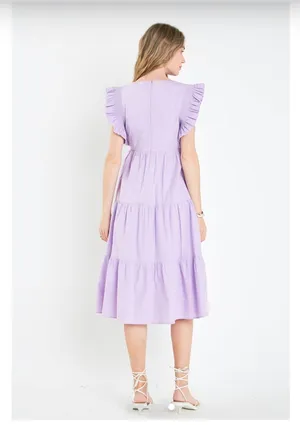 English Factory Tiered Midi Dress thumbnail 2