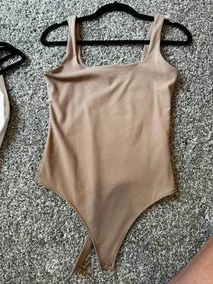 Camel Abercrombie bodysuit thumbnail 1
