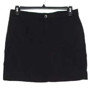 Eddie Bauer Skort Golf Tennis Academia Minimalist Preppy Old Money Nylon Black 8 thumbnail 1