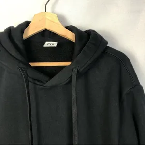 Zara Neutral Black Oversized Pullover Hoodie Sweatshirt M thumbnail 4