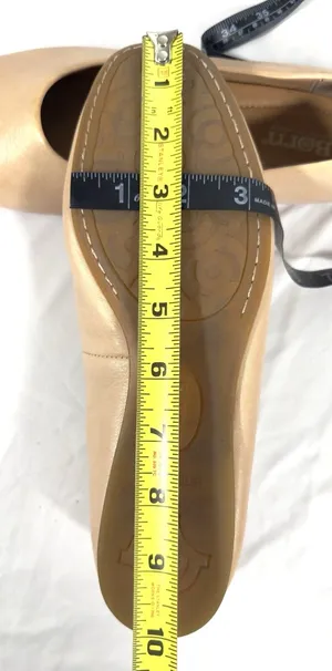 Born Womens Ballet Flats Size 9 M Beige Nude Leather Square Toe Slip On Shoes thumbnail 12