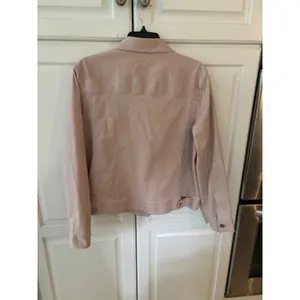Jones New York Signature Women Light Pink Button Front Twill Jacket‎ Size Medium thumbnail 5