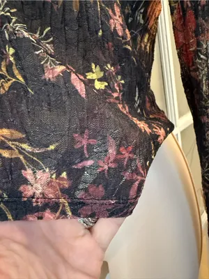 ✨Free People Cropped Floral Top XS✨ thumbnail 3