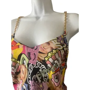 Chia Ferragni collage-print slip dress thumbnail 7