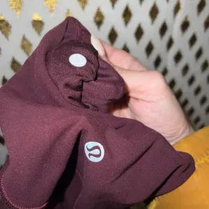 Lululemon leggings burgundy athletic straight size 2 thumbnail 4
