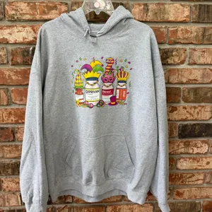 Unisex Gildan RX Graphic Hoodie Size XL Prescription Pharmacy Mardi Gras thumbnail 9
