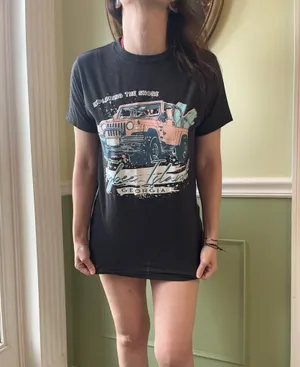 Tybee Island Georgia Jeep t shirt thumbnail 3