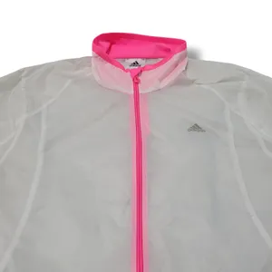 Adidas Jacket Size Small Semi-Sheer Windbreaker Jacket Running Athleisure Flaws thumbnail 2