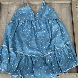 JODIFL Denim Blue Starry Dress thumbnail 1