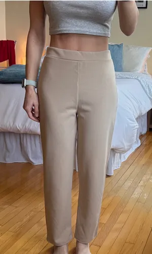 Boohoo Khaki Pants Slacks thumbnail 2