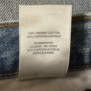 Aritzia‎ Denim Forum Ex-Boyfriend Vintage Desert Jeans Light Wash NWT Size 24 thumbnail 6