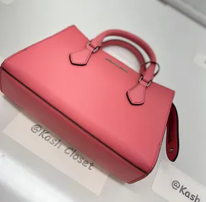 Satchel Sheila Small Leather Center Zip Purse Women's Bag Tea Rose thumbnail 5