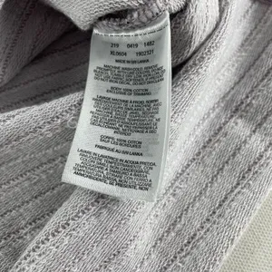 Columbia Top Shirt Women's XS 3/4 Sleeve Purple Textured Stripes Cotton‎ Ladies thumbnail 5