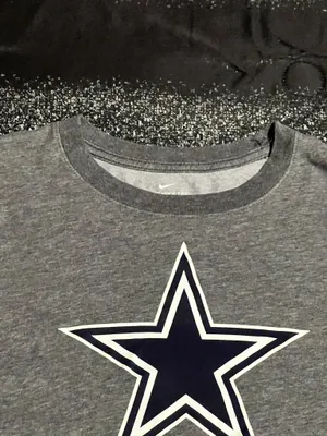 Womens XS The Nike Tee Dallas Cowboys long sleeve gray/navy/white shirt thumbnail 3