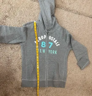 Aeropostale Women’s Grey Hoodie Sweatshirt thumbnail 5