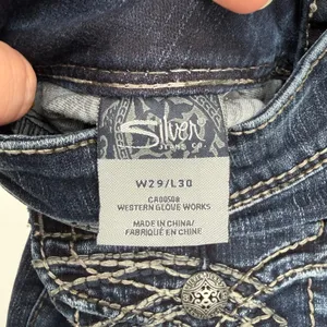 Silver Jeans Co Suki Surplus Dark Wash Bootcut‎ Jeans Womens W29 L30 Indigo thumbnail 6