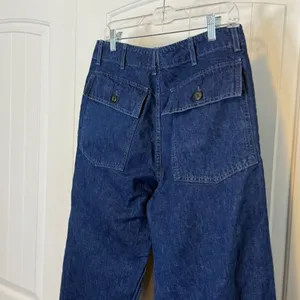 Imogene + Willie Cotton Linen Utility Trousers Jeans M Military Workwear Artisan thumbnail 14