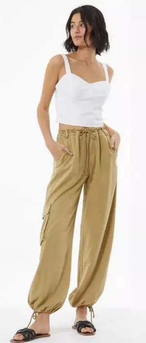 NWT‎ YFB Young Fabulous Broke Klem Cargo Pants Willow Sz S thumbnail 1