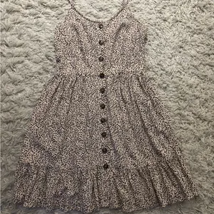 Japna Black and Cream Spaghetti Strap Mini Dress Size M thumbnail 11