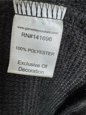 NEW Gameday Couture Purdue Boilermakers Chenille Pulliver Sweater Black Size XL thumbnail 6